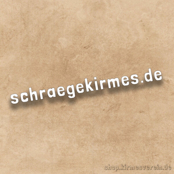 Autoaufkleber "schraegekirmes.de"